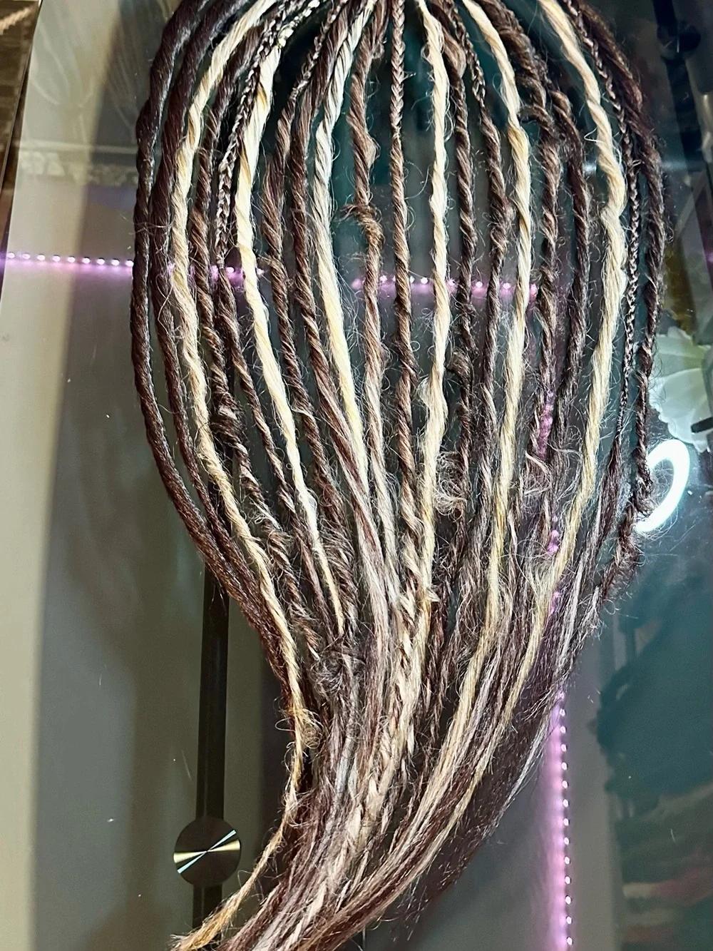 Boho Mixed Braids Hair Extensions - Brown & Blonde